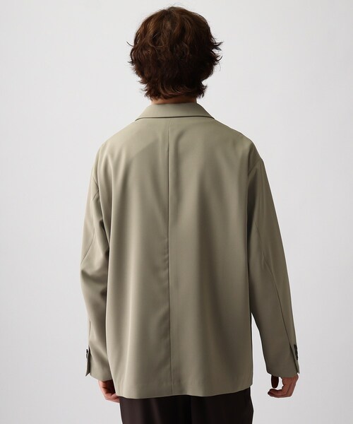 tk.TAKEO KIKUCHI（ティーケータケオキクチ）の「◆フロントカケカエシャツジャケット（テーラードジャケット・メンズ・ブラック/ブルー/サンドベージュ・01/02/03）」の18枚目の写真