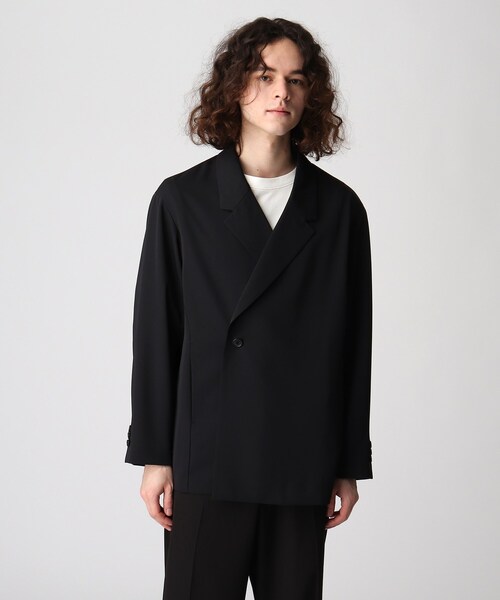 tk.TAKEO KIKUCHI（ティーケータケオキクチ）の「◆フロントカケカエシャツジャケット（テーラードジャケット・メンズ・ブラック/ブルー/サンドベージュ・01/02/03）」の19枚目の写真