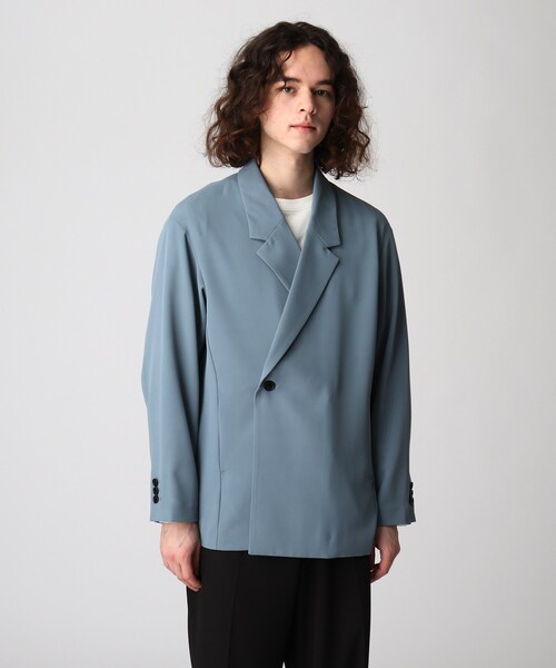tk.TAKEO KIKUCHI（ティーケータケオキクチ）の「◆フロントカケカエシャツジャケット（テーラードジャケット・メンズ・ブラック/ブルー/サンドベージュ・01/02/03）」の17枚目の写真