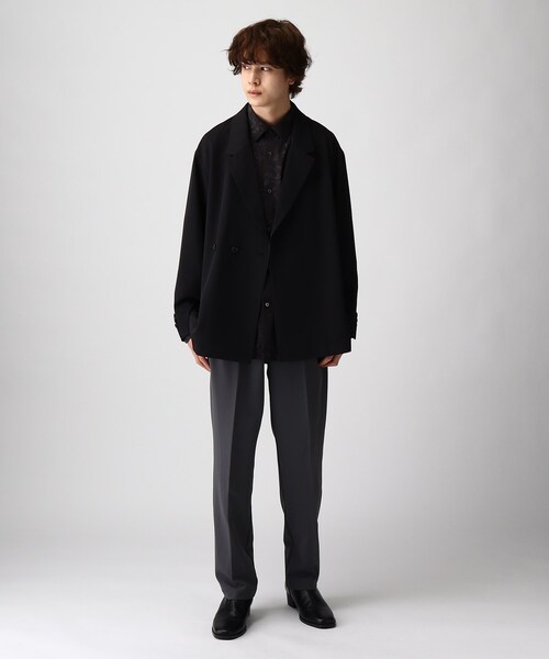 tk.TAKEO KIKUCHI（ティーケータケオキクチ）の「◆フロントカケカエシャツジャケット（テーラードジャケット・メンズ・ブラック/ブルー/サンドベージュ・01/02/03）」の11枚目の写真