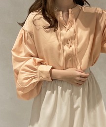 【apres jour clair】フロントレースアップチュニック【ZOZOTOWN限定アイテム】