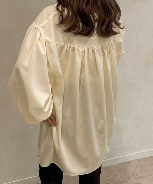 apres jour clair(アプレジュールクレア)の「【apres jour clair】フロントレースアップチュニック【ZOZOTOWN限定アイテム】(シャツ/ブラウス・レディース・オレンジ系その他/コーラル/アイボリー/ベージュ・フリー/X-LARGE)」の8枚目の写真