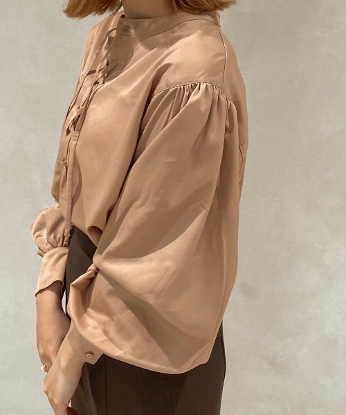 apres jour clair(アプレジュールクレア)の「【apres jour clair】フロントレースアップチュニック【ZOZOTOWN限定アイテム】(シャツ/ブラウス・レディース・オレンジ系その他/コーラル/アイボリー/ベージュ・フリー/X-LARGE)」の18枚目の写真