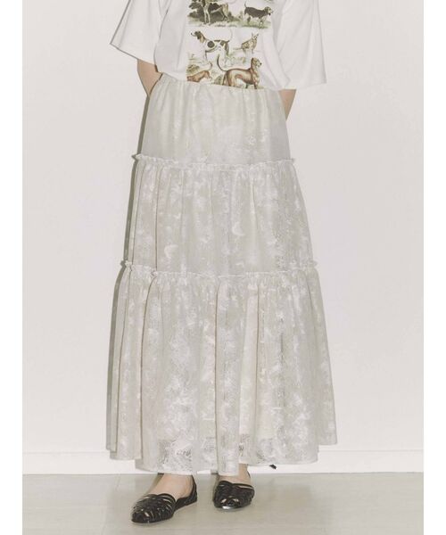 merry jenny(メリージェニー)の「メッシュレースアップshoes(パンプス・レディース・ブラック/オレンジ/ベージュ・MEDIUM/LARGE)」の6枚目の写真