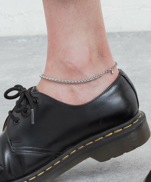 Rocky Monroe（ロッキーモンロー）の「ステンレスデザインチェーンアンクレット（アンクレット・メンズ・その他/その他1/その他2/その他3・FREE）」の2枚目の写真