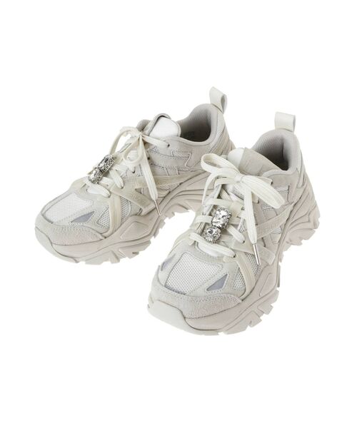 FILA（フィラ）の「FILA スニーカー【コラボ】（スニーカー・レディース・オフホワイト・24.5/23.5/22.5/25.5）」の2枚目の写真