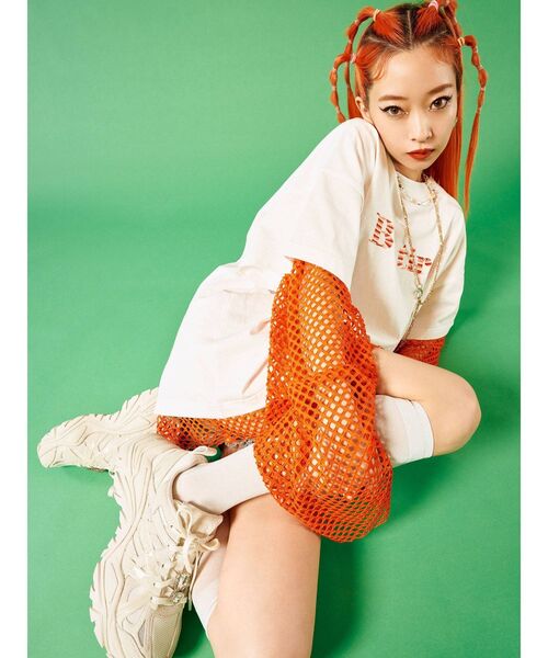 FILA（フィラ）の「FILA スニーカー【コラボ】（スニーカー・レディース・オフホワイト・24.5/23.5/22.5/25.5）」の4枚目の写真