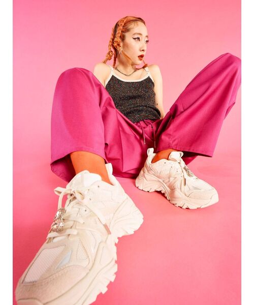 FILA（フィラ）の「FILA スニーカー【コラボ】（スニーカー・レディース・オフホワイト・24.5/23.5/22.5/25.5）」の9枚目の写真