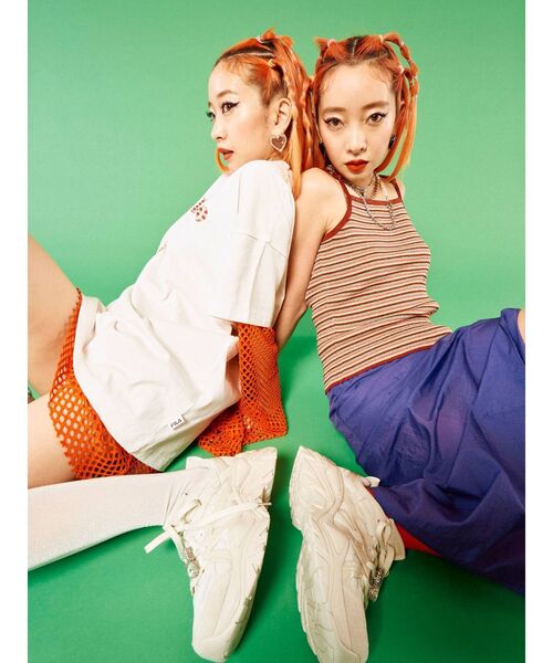 FILA（フィラ）の「FILA スニーカー【コラボ】（スニーカー・レディース・オフホワイト・24.5/23.5/22.5/25.5）」の18枚目の写真