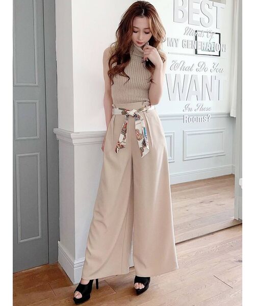 RESEXXY（リゼクシー）の「ハイネックアメスリニットトップス（ニット/セーター・レディース・ベージュ/ブラック/その他1・FREE）」の16枚目の写真