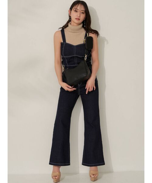 RESEXXY（リゼクシー）の「ハイネックアメスリニットトップス（ニット/セーター・レディース・ベージュ/ブラック/その他1・FREE）」の20枚目の写真