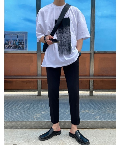 ASCLO(エジュクロ)の「ASCLO Custom Paint Short Sleeve T Shirt(Tシャツ/カットソー・メンズ・ホワイト/ブラック・FREE)」の9枚目の写真