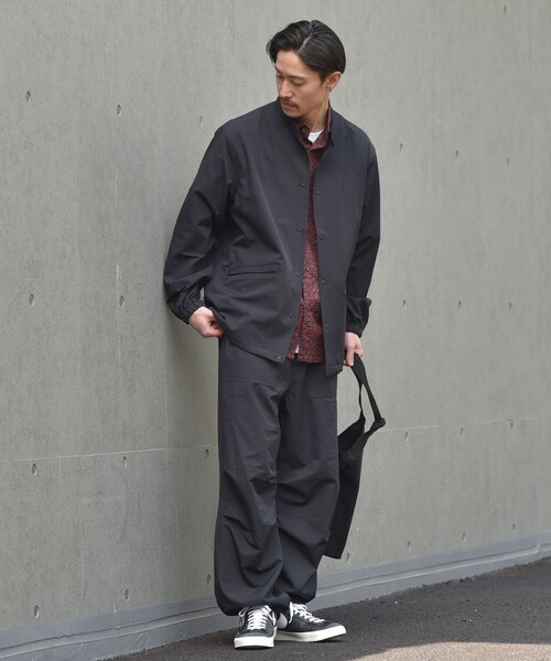 SHIPS(シップス)の「SHIPS:〈遮熱/UVカット/吸水速乾/接触冷感〉SHELTECH(R) イージー ベイカーパンツ(カーゴパンツ・メンズ・ブラック/オリーブ・SMALL/MEDIUM/LARGE/X-LARGE)」の5枚目の写真