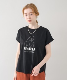 vingtrois | vingtrois イラストロゴプリントT(Tシャツ/カットソー)