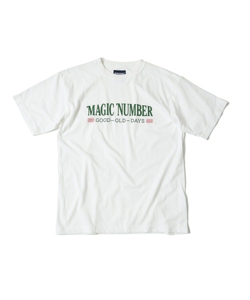 MAGIC NUMBER（マジック ナンバー）の「【MAGIC NUMBER】GOOD OLD DAYS S/S TEE-SHIRT(REGULAR FIT)（Tシャツ/カットソー・メンズ・ホワイト/ブラック・MEDIUM/LARGE/X-LARGE）」の9枚目の写真