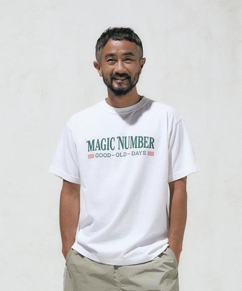 MAGIC NUMBER（マジック ナンバー）の「【MAGIC NUMBER】GOOD OLD DAYS S/S TEE-SHIRT(REGULAR FIT)（Tシャツ/カットソー・メンズ・ホワイト/ブラック・MEDIUM/LARGE/X-LARGE）」の15枚目の写真