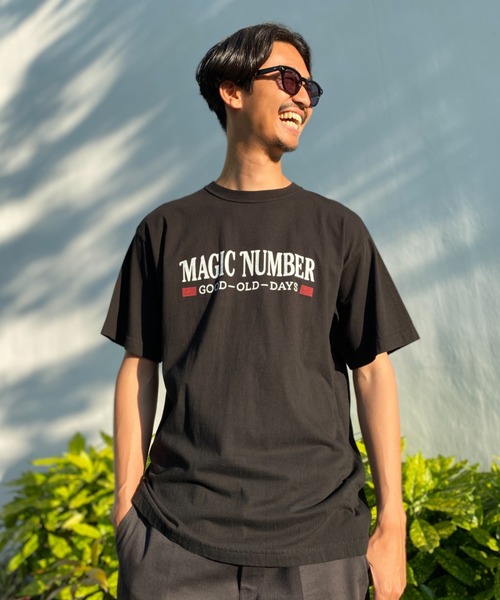 MAGIC NUMBER（マジック ナンバー）の「【MAGIC NUMBER】GOOD OLD DAYS S/S TEE-SHIRT(REGULAR FIT)（Tシャツ/カットソー・メンズ・ホワイト/ブラック・MEDIUM/LARGE/X-LARGE）」の14枚目の写真