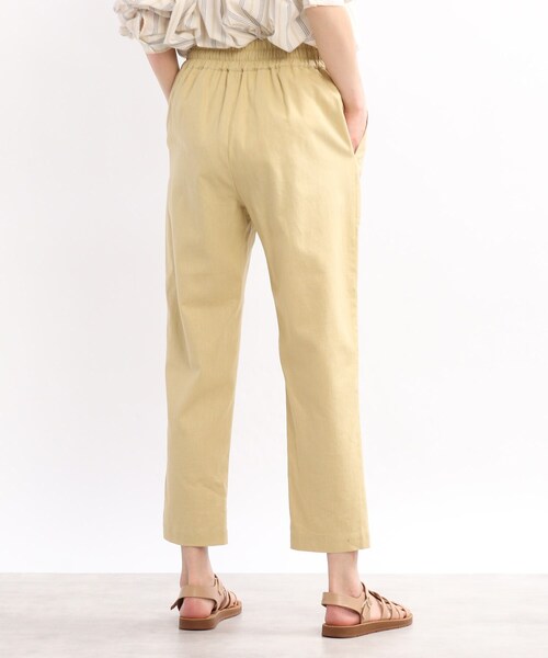 SHOO・LA・RUE(シューラルー)の「◆【洗える/綿麻】イージーベイカーパンツ(その他パンツ・レディース・チャコールグレー/オリーブ/イエロー/ライトベージュ/ピンク系/ブルー・04/03/02)」の10枚目の写真