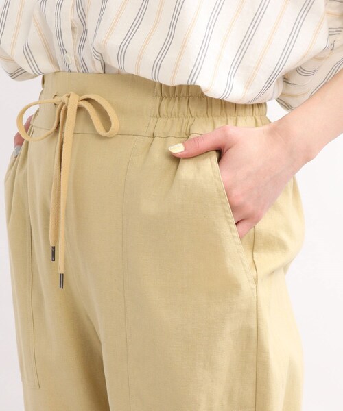 SHOO・LA・RUE(シューラルー)の「◆【洗える/綿麻】イージーベイカーパンツ(その他パンツ・レディース・チャコールグレー/オリーブ/イエロー/ライトベージュ/ピンク系/ブルー・04/03/02)」の11枚目の写真