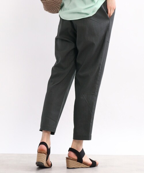 SHOO・LA・RUE(シューラルー)の「◆【洗える/綿麻】イージーベイカーパンツ(その他パンツ・レディース・チャコールグレー/オリーブ/イエロー/ライトベージュ/ピンク系/ブルー・04/03/02)」の15枚目の写真