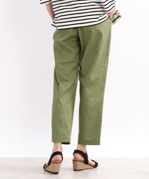 SHOO・LA・RUE(シューラルー)の「◆【洗える/綿麻】イージーベイカーパンツ(その他パンツ・レディース・チャコールグレー/オリーブ/イエロー/ライトベージュ/ピンク系/ブルー・04/03/02)」の21枚目の写真