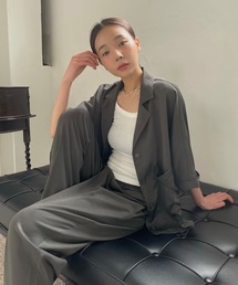 Didot.showroom | 【DIDOT.】SET UP サテンシャツサマージャケット(シャツ/ブラウス)