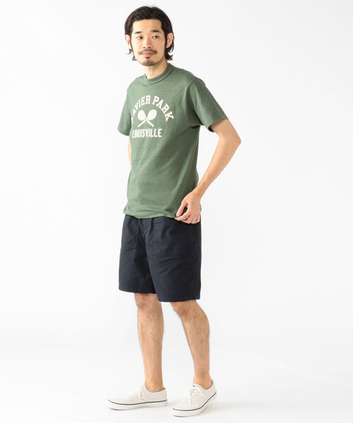 WAREHOUSE(ウエアハウス)の「WAREHOUSE × BEAMS PLUS / 別注 Lot 4601 プリント Tシャツ(Tシャツ/カットソー・メンズ・レッド系その他/杢グレー/スミクロ/ネイビー系/グリーン/オレンジ/サックスブルー/オフホワイト・S/L/M/XL)」の20枚目の写真