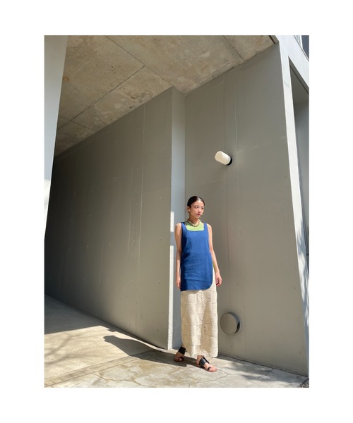 BLACK BY MOUSSY（ブラックバイマウジー）の「manyway tanktop（メニ―ウェイタンクトップ）（タンクトップ・レディース・ブラック/ネイビー/ベージュ・FREE）」の7枚目の写真