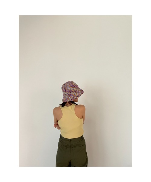 BLACK BY MOUSSY（ブラックバイマウジー）の「manyway tanktop（メニ―ウェイタンクトップ）（タンクトップ・レディース・ブラック/ネイビー/ベージュ・FREE）」の4枚目の写真