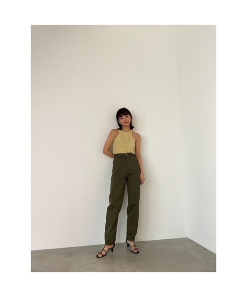 BLACK BY MOUSSY（ブラックバイマウジー）の「manyway tanktop（メニ―ウェイタンクトップ）（タンクトップ・レディース・ブラック/ネイビー/ベージュ・FREE）」の5枚目の写真