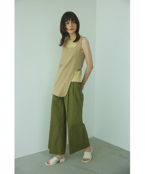 BLACK BY MOUSSY（ブラックバイマウジー）の「manyway tanktop（メニ―ウェイタンクトップ）（タンクトップ・レディース・ブラック/ネイビー/ベージュ・FREE）」の12枚目の写真