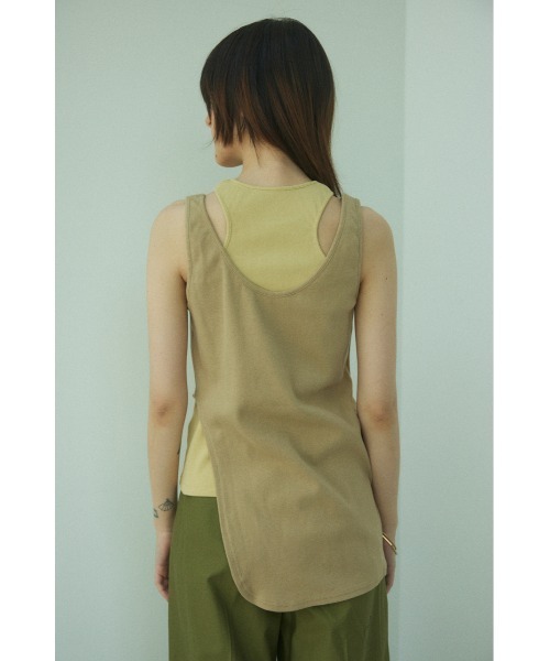 BLACK BY MOUSSY（ブラックバイマウジー）の「manyway tanktop（メニ―ウェイタンクトップ）（タンクトップ・レディース・ブラック/ネイビー/ベージュ・FREE）」の15枚目の写真