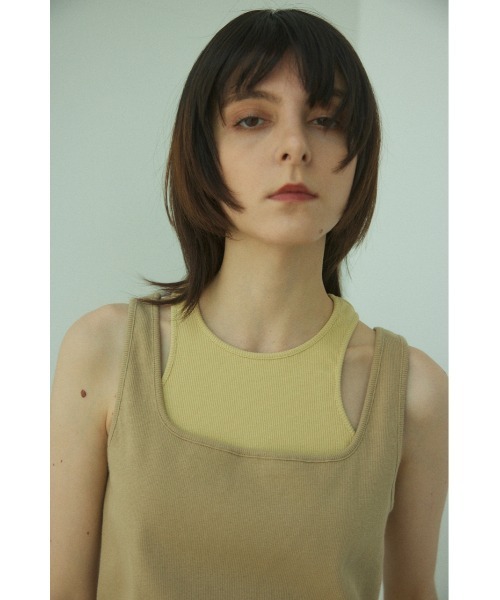 BLACK BY MOUSSY（ブラックバイマウジー）の「manyway tanktop（メニ―ウェイタンクトップ）（タンクトップ・レディース・ブラック/ネイビー/ベージュ・FREE）」の16枚目の写真