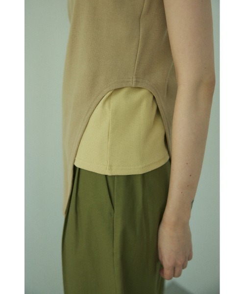 BLACK BY MOUSSY（ブラックバイマウジー）の「manyway tanktop（メニ―ウェイタンクトップ）（タンクトップ・レディース・ブラック/ネイビー/ベージュ・FREE）」の18枚目の写真