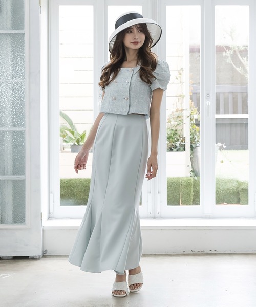 Julia Boutique（ジュリアブティック）の「リボン付きパイピングクロシェハット/22132（ハット・レディース・ブラック/ホワイト/ベージュ・ONE）」の5枚目の写真