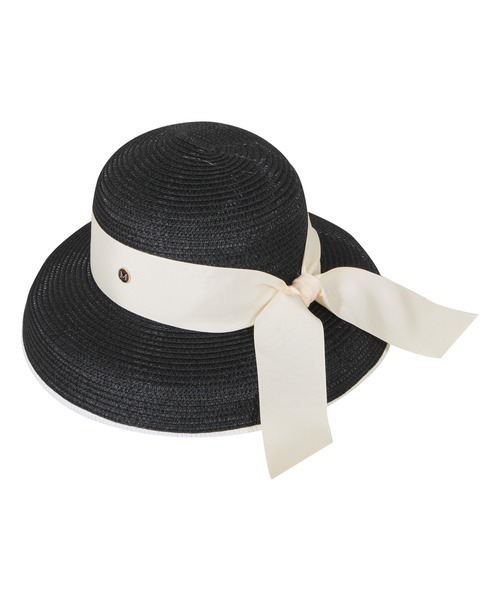 Julia Boutique（ジュリアブティック）の「リボン付きパイピングクロシェハット/22132（ハット・レディース・ブラック/ホワイト/ベージュ・ONE）」の16枚目の写真