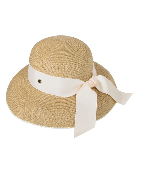 Julia Boutique（ジュリアブティック）の「リボン付きパイピングクロシェハット/22132（ハット・レディース・ブラック/ホワイト/ベージュ・ONE）」の17枚目の写真