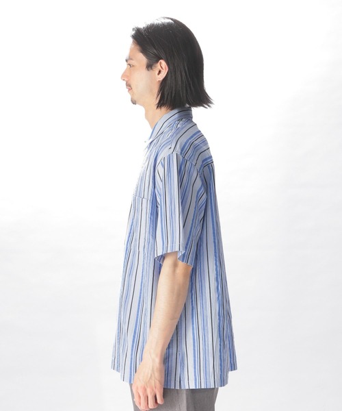 niko and...（ニコアンド）の「ストライプドビーシャツ（シャツ/ブラウス・メンズ・その他1/その他2/その他3・MEDIUM/LARGE）」の14枚目の写真