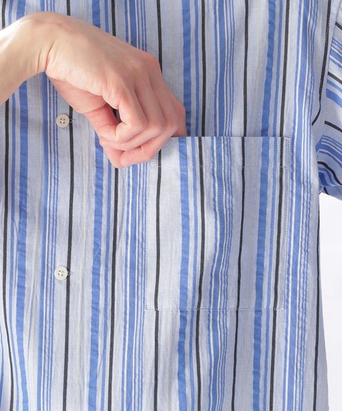 niko and...（ニコアンド）の「ストライプドビーシャツ（シャツ/ブラウス・メンズ・その他1/その他2/その他3・MEDIUM/LARGE）」の16枚目の写真