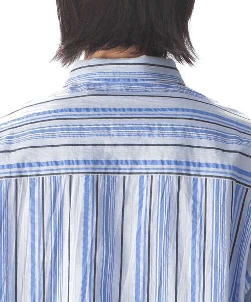 niko and...（ニコアンド）の「ストライプドビーシャツ（シャツ/ブラウス・メンズ・その他1/その他2/その他3・MEDIUM/LARGE）」の18枚目の写真