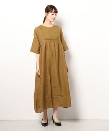 Samansa Mos2 | 【FROM INDIA】カットワーク刺繍ワンピース(ワンピース)