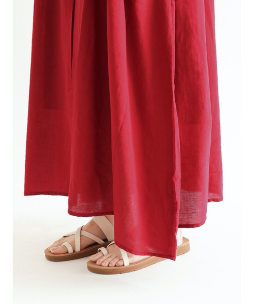 Samansa Mos2(サマンサ モスモス)の「【FROM INDIA】カットワーク刺繍ワンピース(ワンピース・レディース・レッド/オフホワイト/キャメル/チャコール・フリ-)」の16枚目の写真