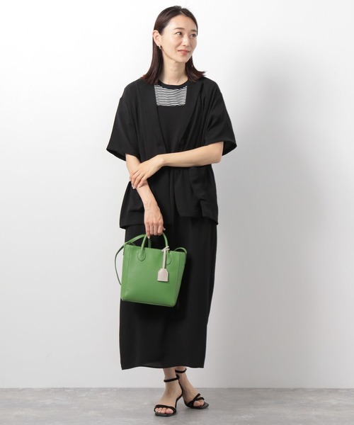 LEPSIM（レプシィム）の「ホソヒモストレートキャミワンピース　281825（ワンピース・レディース・ブラック/ベージュ/オフホワイト/ブラウン・FREE）」の6枚目の写真