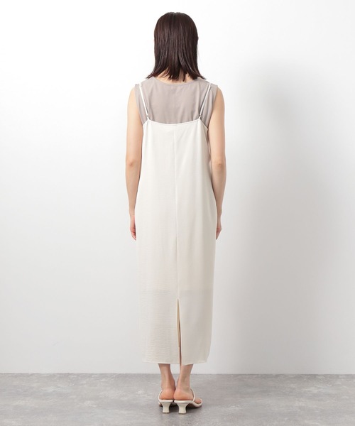 LEPSIM（レプシィム）の「ホソヒモストレートキャミワンピース　281825（ワンピース・レディース・ブラック/ベージュ/オフホワイト/ブラウン・FREE）」の10枚目の写真