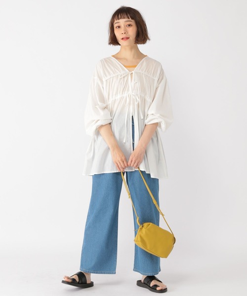 studio CLIP（スタディオクリップ）の「ハリヌキリブタンクトップ（タンクトップ・レディース・アイボリー/その他2/その他1/グリーン・MEDIUM/LARGE）」の16枚目の写真