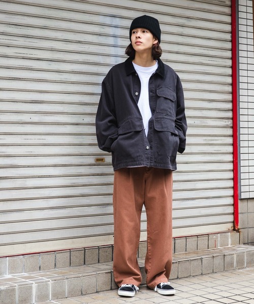 WEGO（ウィゴー）の「WEGO/ヴィンテージスケーターパンツ（チノパンツ・メンズ・スカイブルー/ブラック/ベージュ/パープル/ブラウン/グリーン/インディゴブルー/ライトインディゴブルー・SMALL/MEDIUM/LARGE）」の19枚目の写真