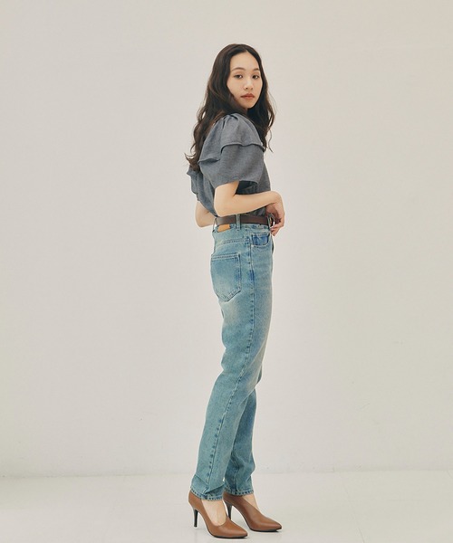 RANDEBOO（ランデブー）の「Lantern puff tops（シャツ/ブラウス・レディース・ベージュ/パープル/グレー・FREE）」の13枚目の写真