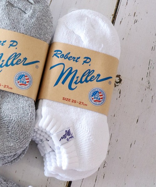 MILLER(ミラー)の「Robert P.Miller ショート ソックス 3Pセット レディース RPM(ソックス/靴下・メンズ・A/B/C/D/E・25-27/23-25)」の2枚目の写真