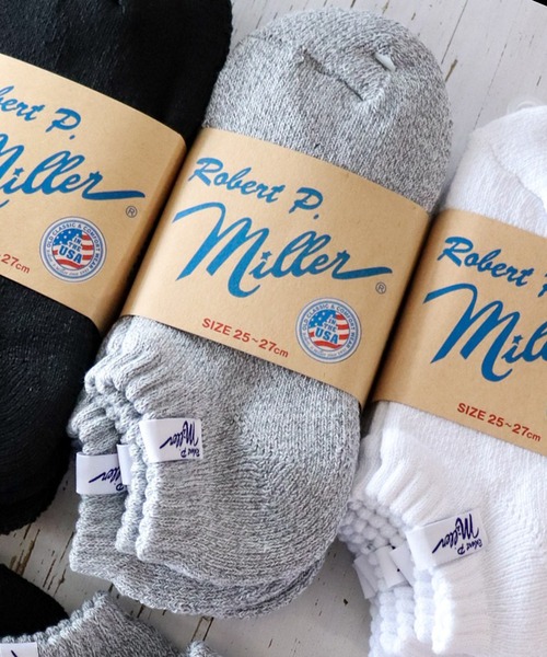 MILLER(ミラー)の「Robert P.Miller ショート ソックス 3Pセット レディース RPM(ソックス/靴下・メンズ・A/B/C/D/E・25-27/23-25)」の3枚目の写真