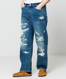 XLARGE | CRASH DENIM PANTS/クラッシュ　ダメージ　デニム(デニムパンツ)